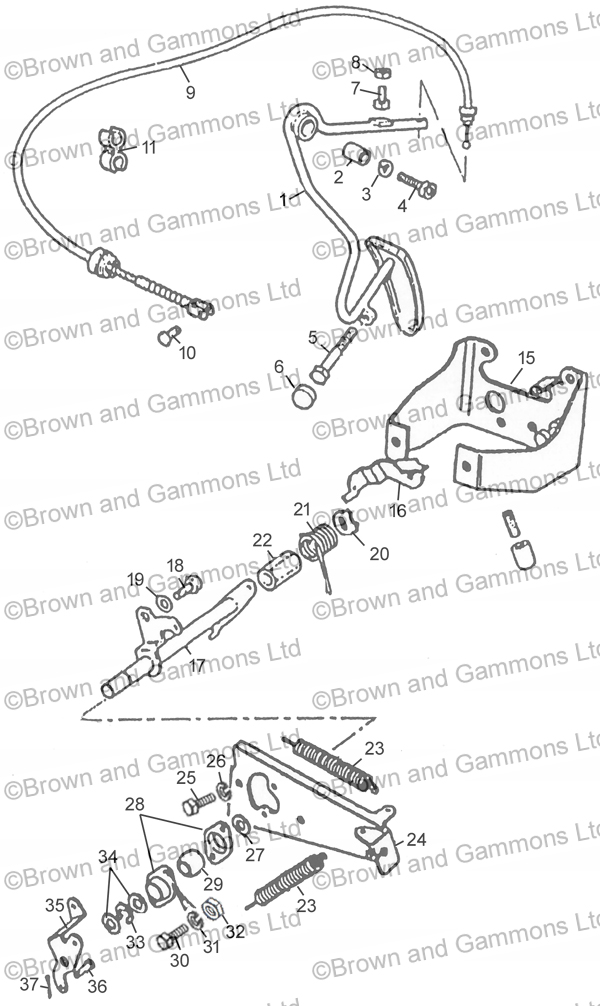 Image for Engine Controls - Accelerator Pedal and Linkage